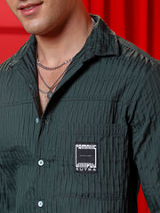 Panelled -Tactile Shirt