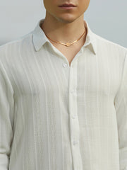 Ridge-Striped Shirt