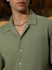 Rope-Ribbed Shirt