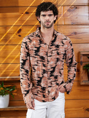 Contrast-Scuff Shirt