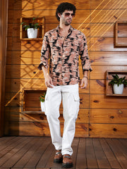 Contrast-Scuff Shirt
