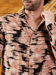 Contrast-Scuff Shirt