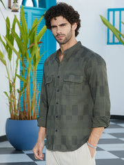 Mandarin Utility Shirt