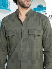 Mandarin Utility Shirt