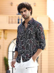 Speckled-Foliage Regular Shirt