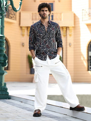 Speckled-Foliage Regular Shirt
