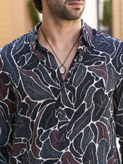 Speckled-Foliage Regular Shirt