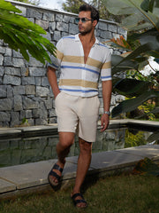 Panel-Knit Relaxed Shirt