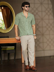 Fluid-Knit Polo Shirt