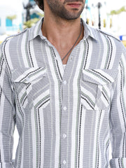 Nomad-Striped Utility Shirt