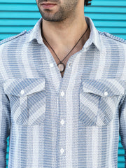 Nomad-Striped Utility Shirt