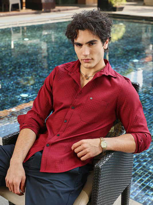 Houndstooth-Tactile Shirt