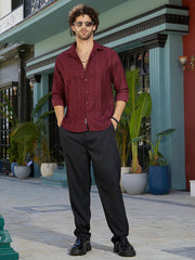 Ripple-Edge Shirt