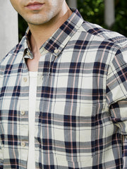 Button-Down Tartan Shirt