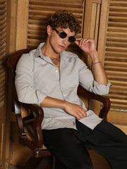 Grid-Check Tactile Shirt