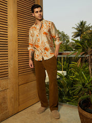 Freesia-Imprint Shirt