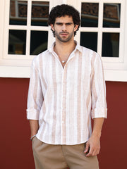 Pincandy-Striped Regular Shirt