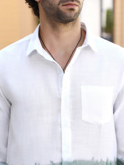 Ombre-Plunge Regular Shirt