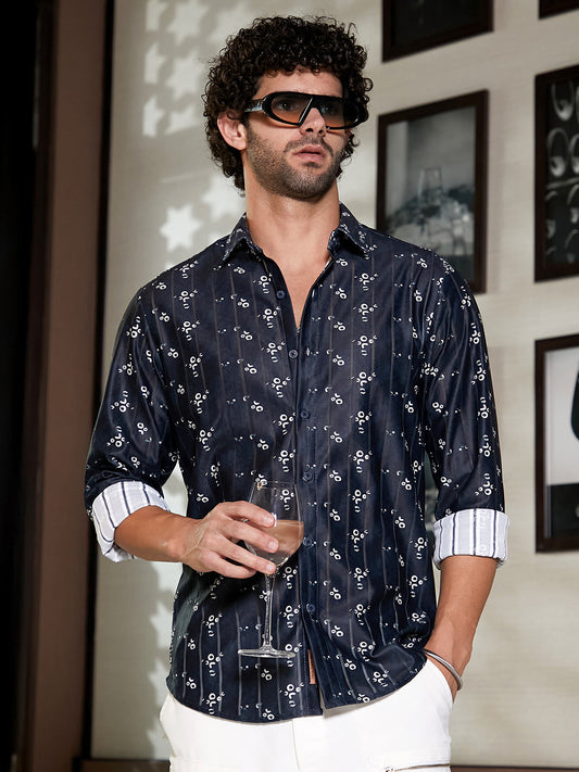Ditsy Imprint Shirt