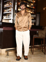 Solid Satin Shirt