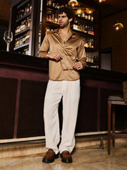 Solid Satin Shirt