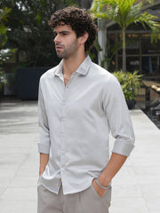 Pleated-Collar Shirt
