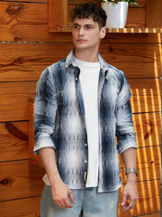 Distressed-Check Shirt