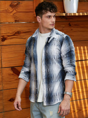 Distressed-Check Shirt
