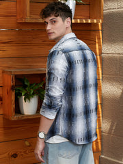 Distressed-Check Shirt