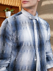 Distressed-Check Shirt