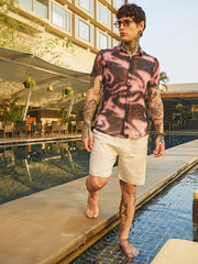 Blurred-Mesh Shirt