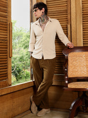 Cube-Textured Shirt