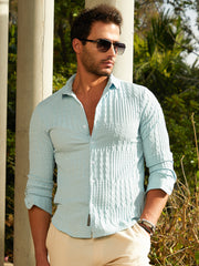 Tactile-Houndstooth Shirt