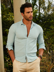 Tactile-Houndstooth Shirt