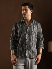 Distortion-Weave Shirt