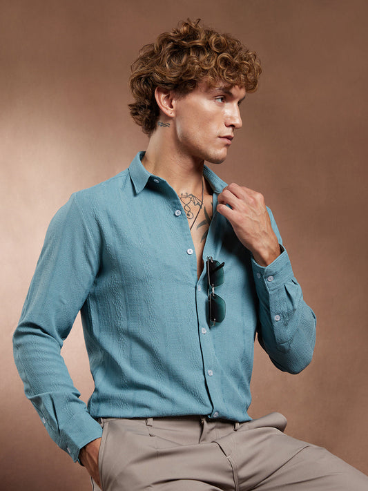 Freeform-Textured Shirt