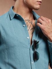 Freeform-Textured Shirt