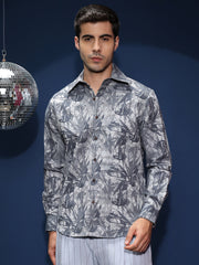 Willow-Foliage Imprint Shirt