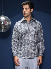 Willow-Foliage Imprint Shirt
