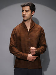 Cross-Stitch Stripe Knit Shirt