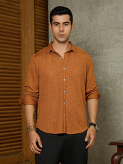 Bloom-Textured Shirt