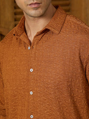 Bloom-Textured Shirt
