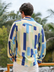 Pigment-Strokes Imprint Shirt