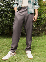 Pleated Utility-Tapered Trousers