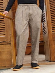 Splatter-Imprint Relaxed Trousers