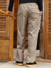Splatter-Imprint Relaxed Trousers