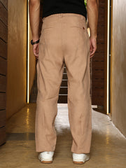 Twill-Panelled Chino Trousers
