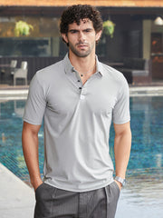 Seamless Waffle Polo T-Shirt