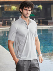 Seamless Waffle Polo T-Shirt