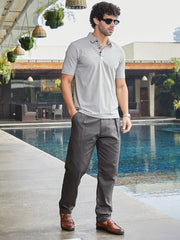 Seamless Waffle Polo T-Shirt